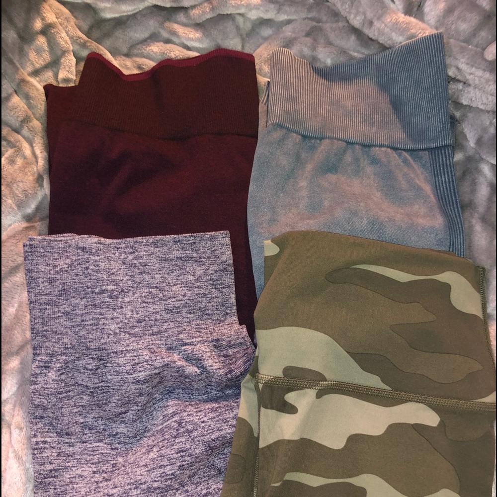 VS PINK 4 PIECE LEGGING BUNDLE